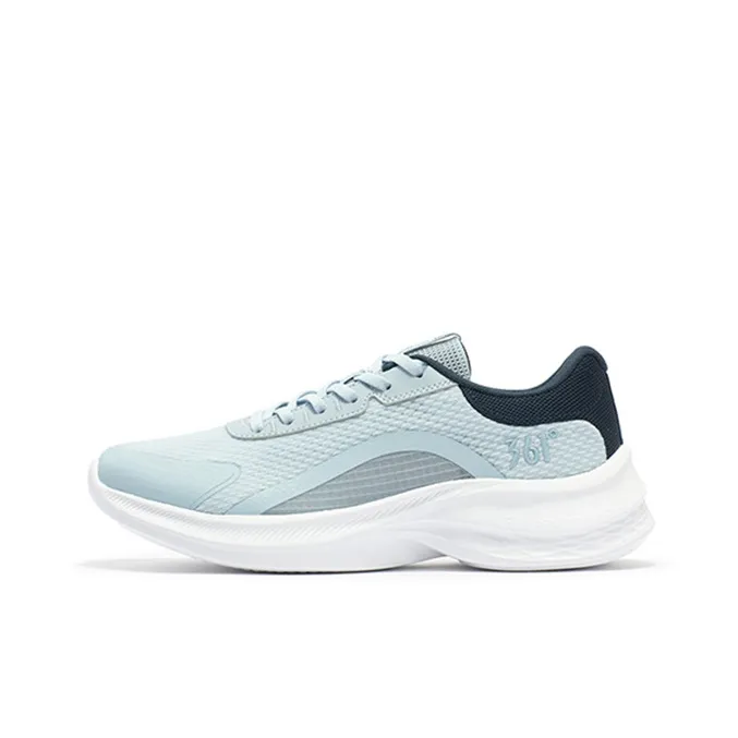 361° Brightness Anti-Slip And Wear-Resistant Breathable Low-Top Casual Shoes Men's Oxygen Blue-0