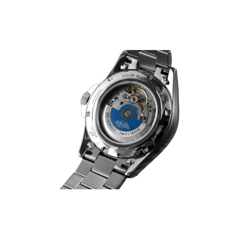 ENICAR Automatic Mechanical Movement Men's Watches Watch 40mm Black Dial Stainless Steel Case Stainless Steel Watchband-1
