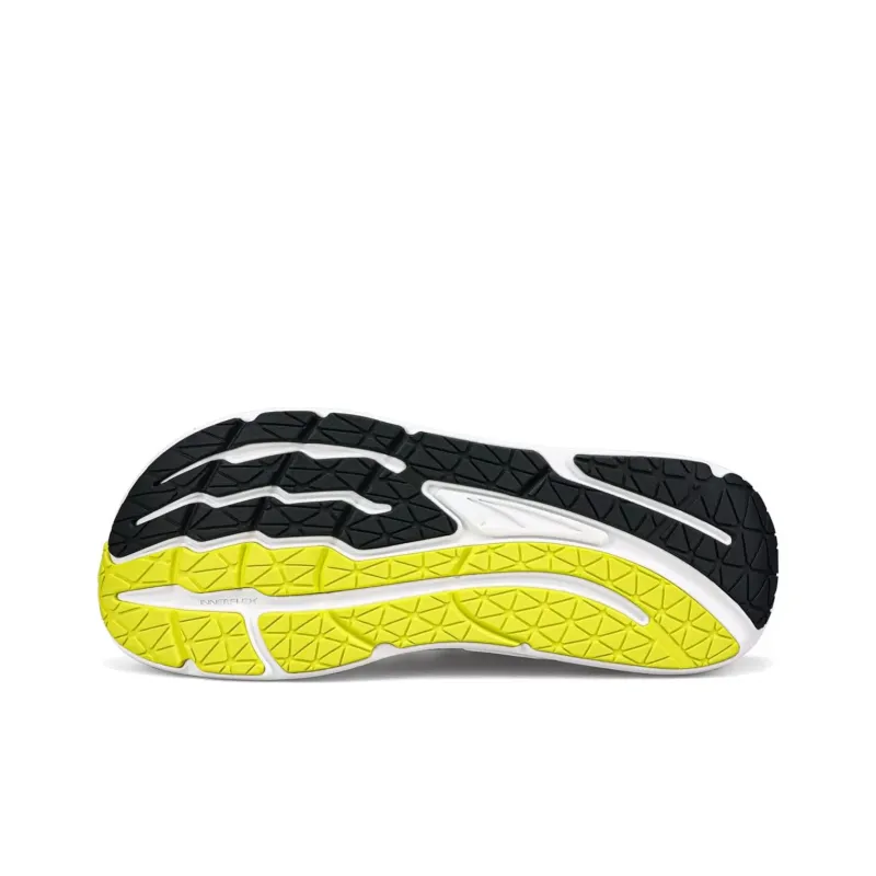 Altra Paradigm 7 Cushioning Anti Slip And Wear Resistant Low Top Running Shoes Men's Gray White Yellow-4