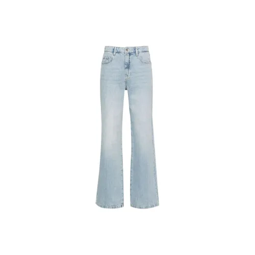 Patrizia Pepe Light-wash Straight-leg Jeans