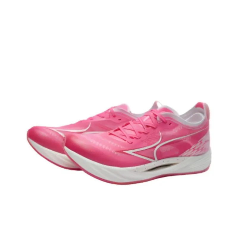 HEALTH KM3 Cushioning Wear Resistant Low Top Sprint Long Distance Running Training Running Shoes Unisex Pink-2