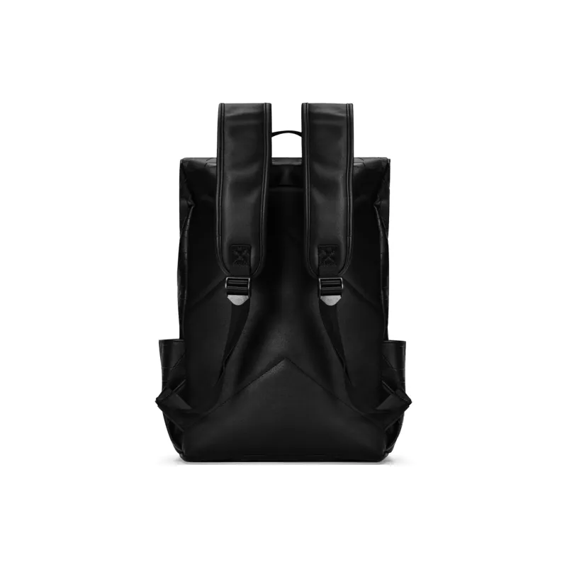 ONRF PVC Backpack Laptop Bag Regular Unisex Black-3