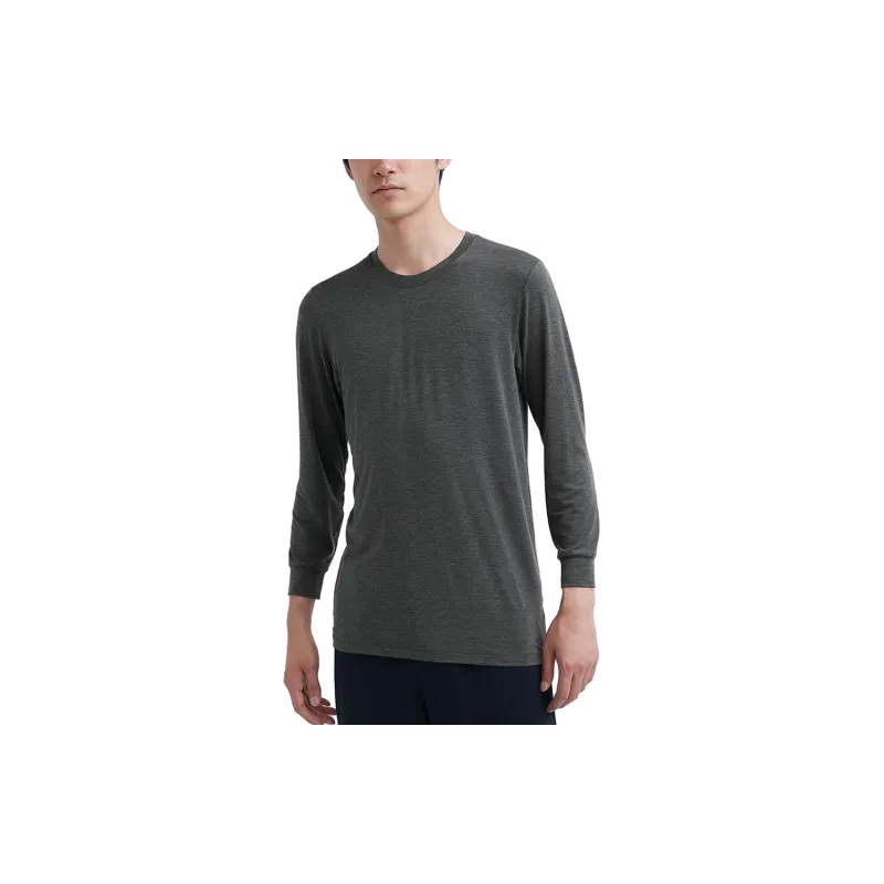 UNIQLO Thermal Tops Men's Truffle Grey-0