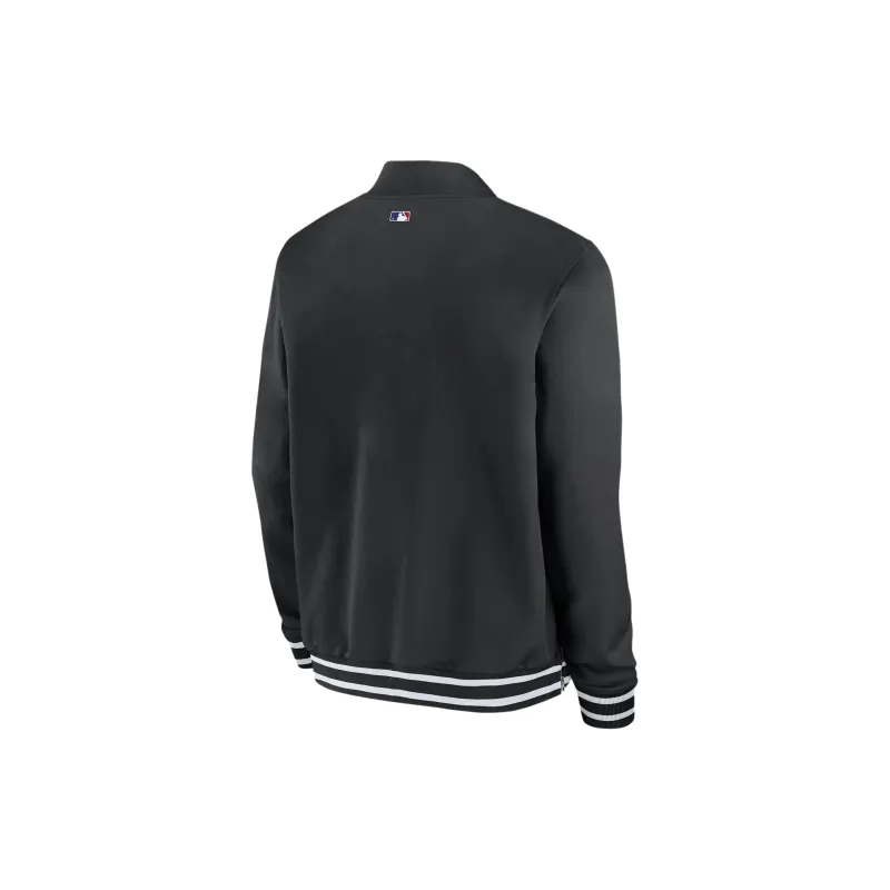 Nike Los Angeles Dodgers Authentic Collection Dugout Men's Nike Mlb Full Zip Bomber Jacket-1