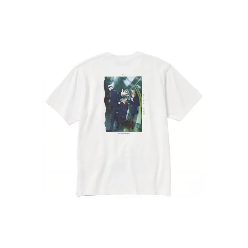 UNIQLO X Spell Fight Co titled Series T Shirts Unisex White-1
