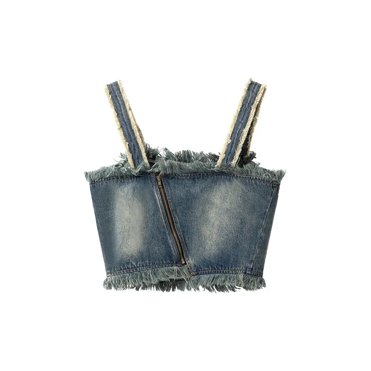BE ALL KABUTO Camisole Women's Denim Blue-2
