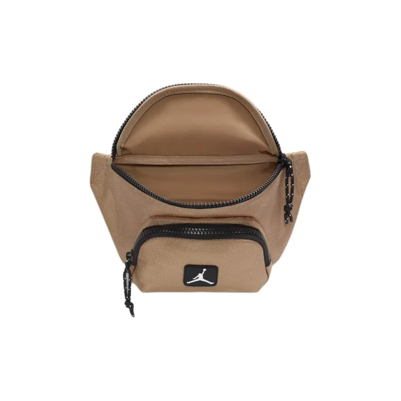 Jordan Polyester Crossbody Bag Sling Bag Fanny Pack Regular Unisex Dark Brown-3
