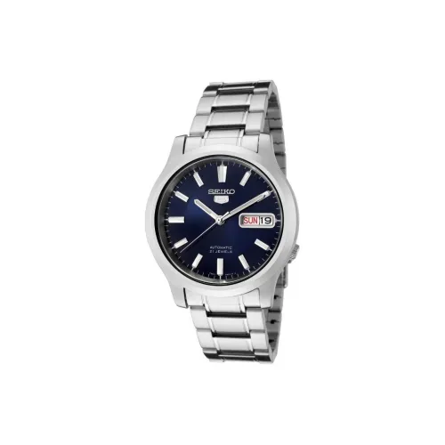 SEIKO Automatic Mechanical Movement Stainless Steel Strap Watch Men's Watches Blue Dial SNK793K1