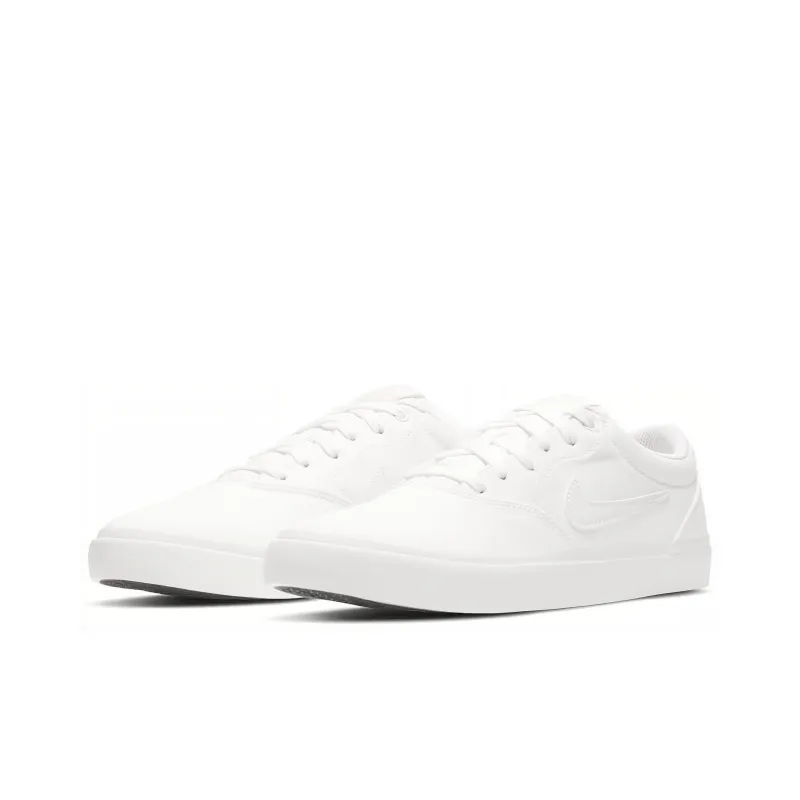 Nike Sb Charge Canvas Triple White-1