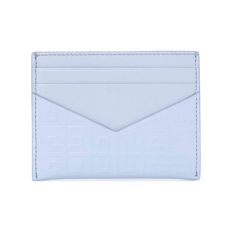 Givenchy Cow Leather Card Holder Women's Pink Blue-1