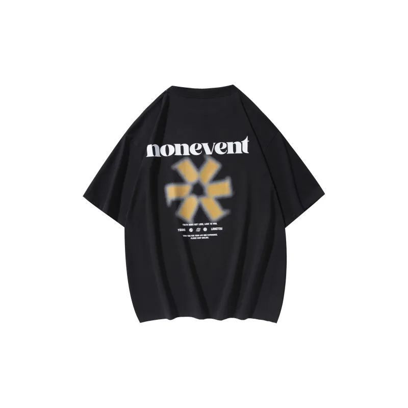 NONEVENT T-Shirt Unisex Charcoal Black-1