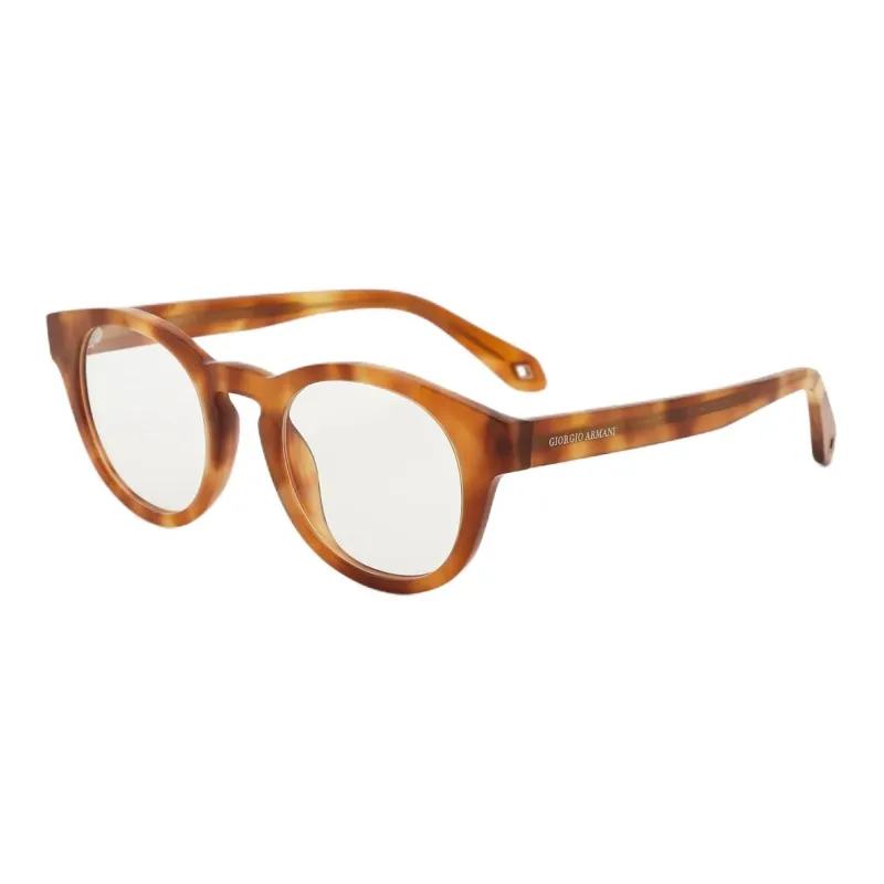 GIORGIO ARMANI Acetate Biodegradable Fiber Irregular Shape Sunglasses Men's Brown-0