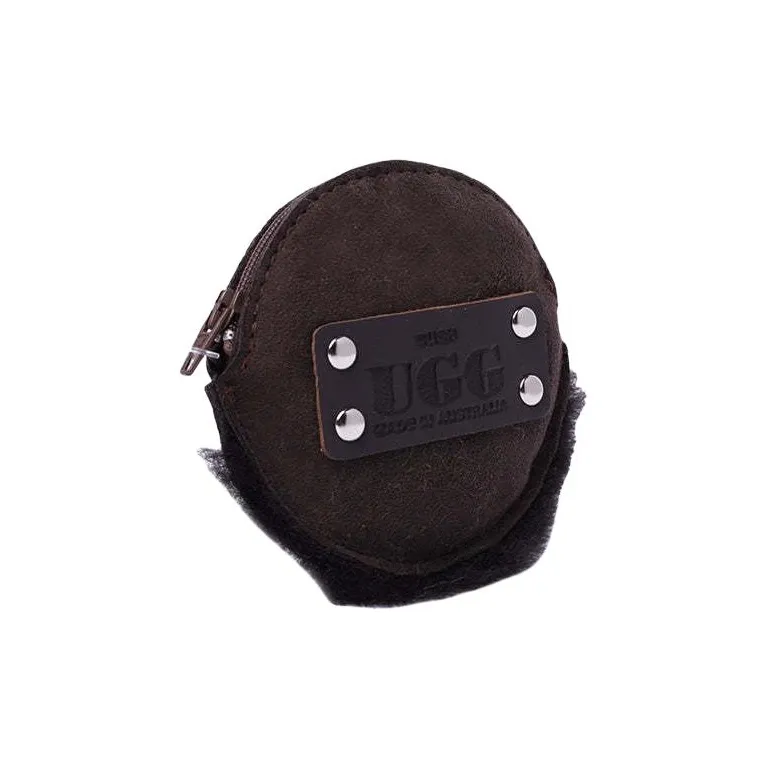 UGG Shearling Wallet Unisex Chocolate-2