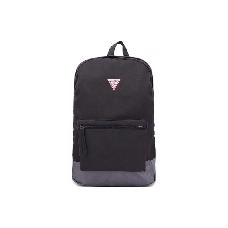 GUESS Polyamide Commute Large Capacity Sports Backpack Laptop Bag Backpack Regular Unisex Gray/Red-8