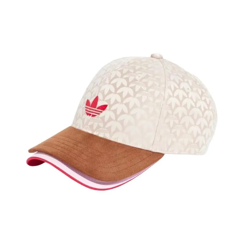 Adidas Originals Recycled Polyester Jacquard Baseball Caps Unisex Ivory Color-0