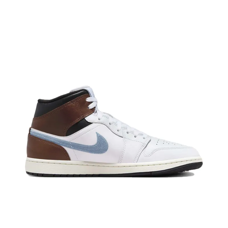 Jordan 1 Mid SE Brown Blue Grey-1