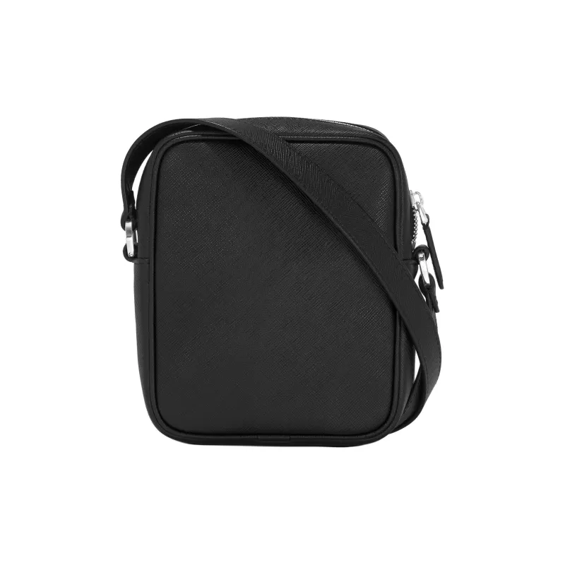 MONTBLANC Cow Leather Messenger Bag, Shoulder Bag, Crossbody Bag Nano Men's Black-3