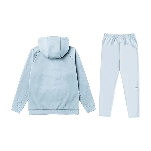 LiNing Sports Life Collection Sweatshirt Set Women's Haze Blue-1