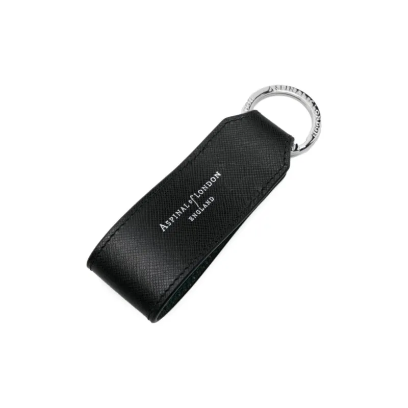Aspinal Of London Leather Loop Keyring-1