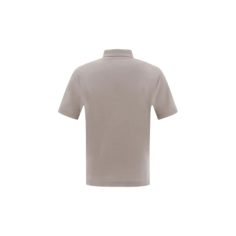 HERNO Short Sleeved Knitted Polo Shirt-2