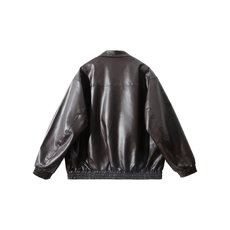 FAX FOR FMACM Leather Jacket Unisex-3