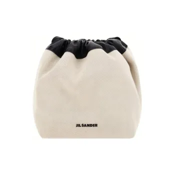 JIL SANDER Dumpling Drawstring Bucket Bag