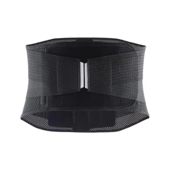 Anta Back Support Braces Breathable, Protective, Slip Resistant Black Unisex