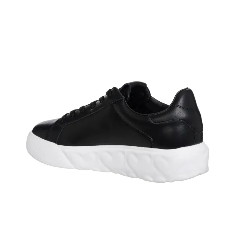 LOVE MOSCHINO Wear Resistant Low Top Skateboard Shoes Women's Black Gold-2