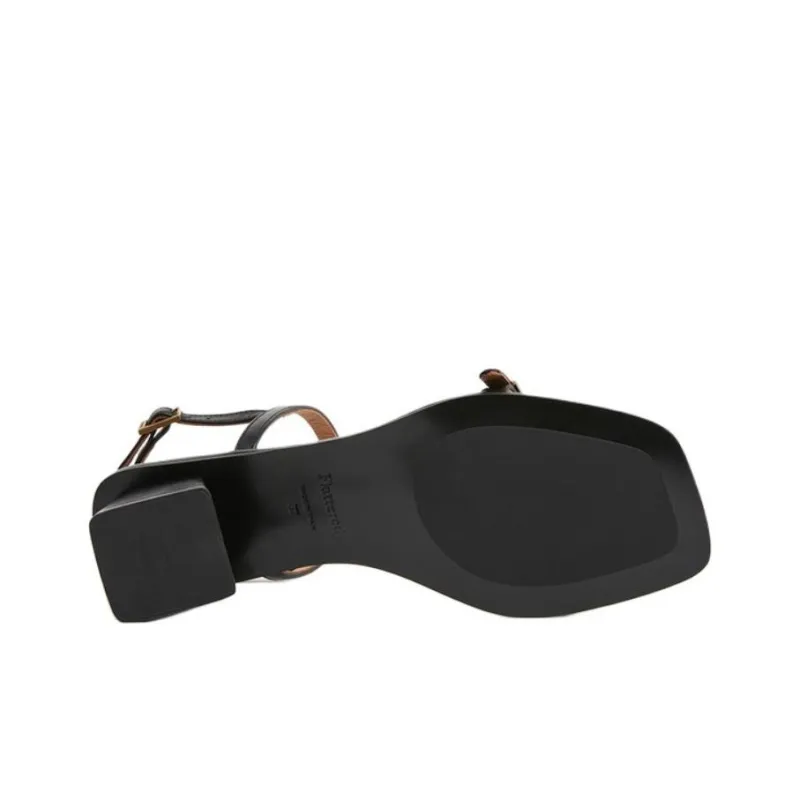 FLATTERED Strap Sandals 4.7cm Women's Black-5