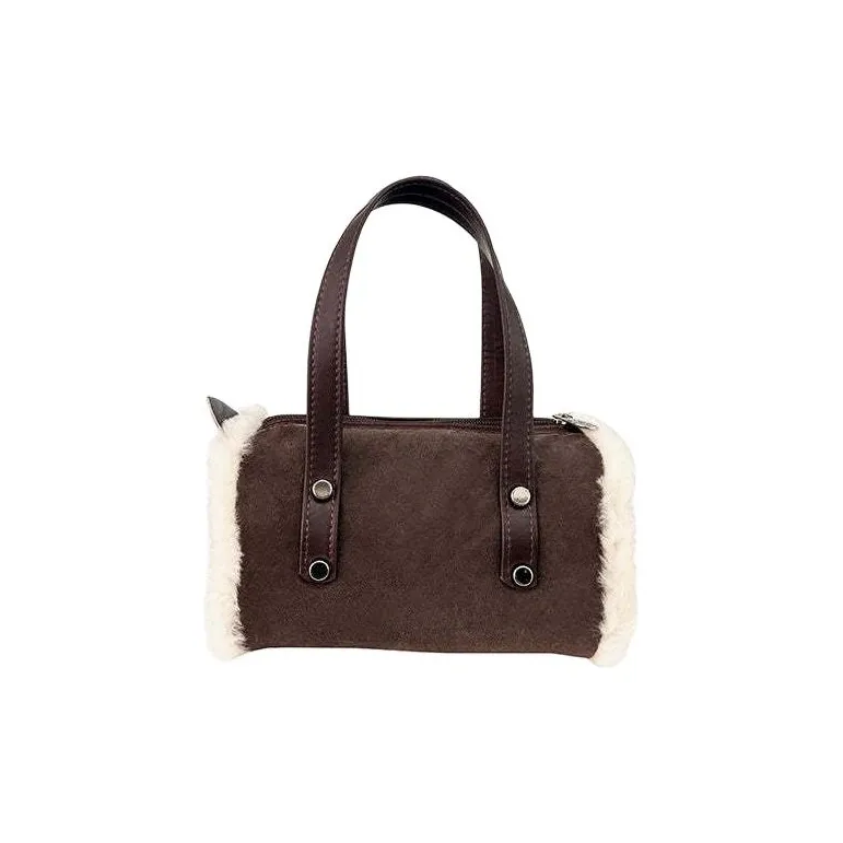 UGG Shearling Shoulder Bags Handbags Small Size Women's Chestnut-2