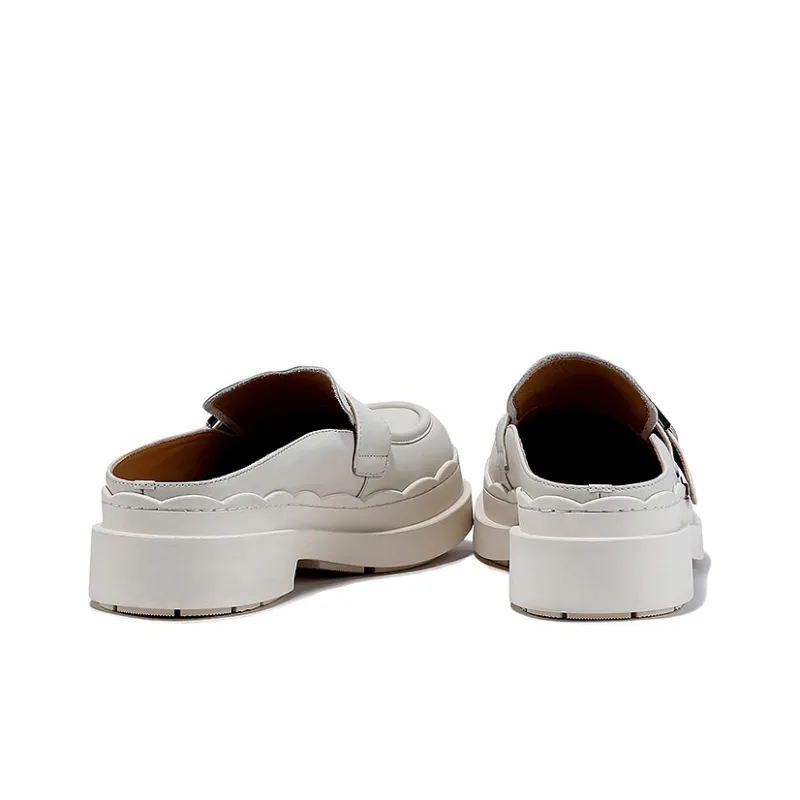 BELLALILY Closed Toe Slippers 3.5cm Women's-4