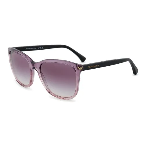 EMPORIO ARMANI Irregular Shape Sunglasses Women's Purple