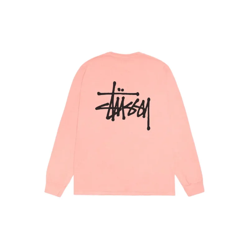 Stussy Basic Pigment Dyed Long Sleeve Tee-8