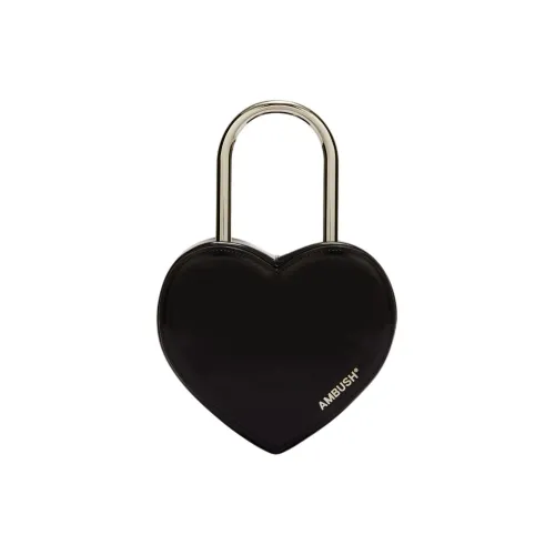 AMBUSH Heart Padlock Leather Tote Bag