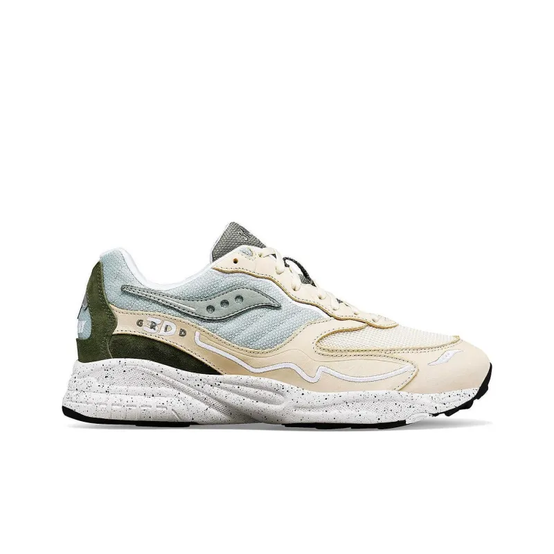 saucony 3D Grid Hurricane Premium 'Beige Green'-1