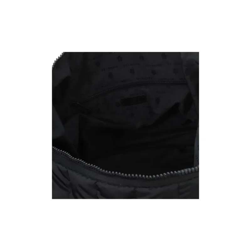 Moncler Calfskin Trim Handbag Shoulder Bag Crossbody Bag Travel Bag Large Size Men's Black-4