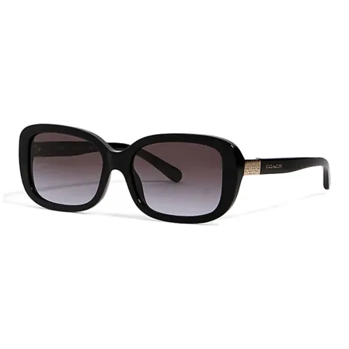 COACH Irregular Shape Sunglasses Unisex Black