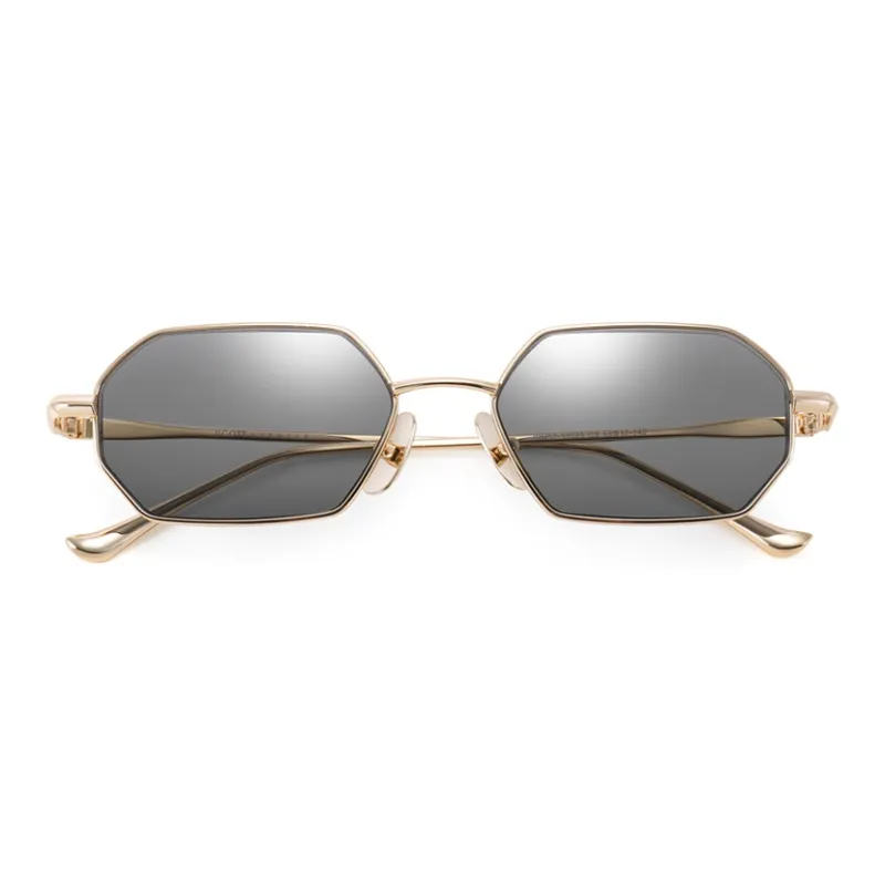  JIGOTT Metal Irregular Shape Sunglasses Unisex-2