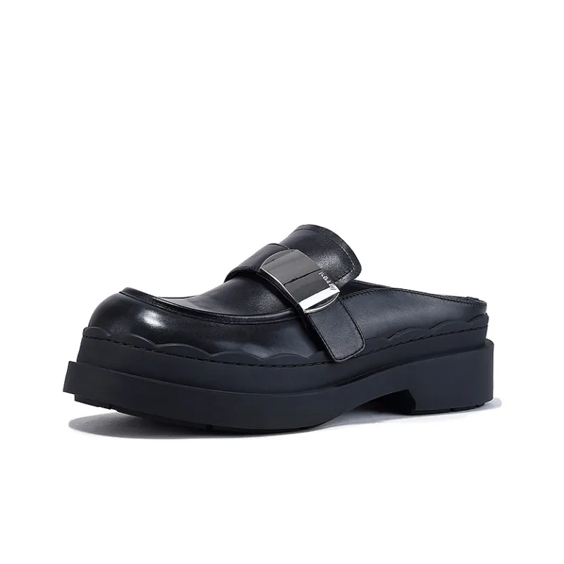 BELLALILY Closed Toe Slippers 3.5cm Women's-7