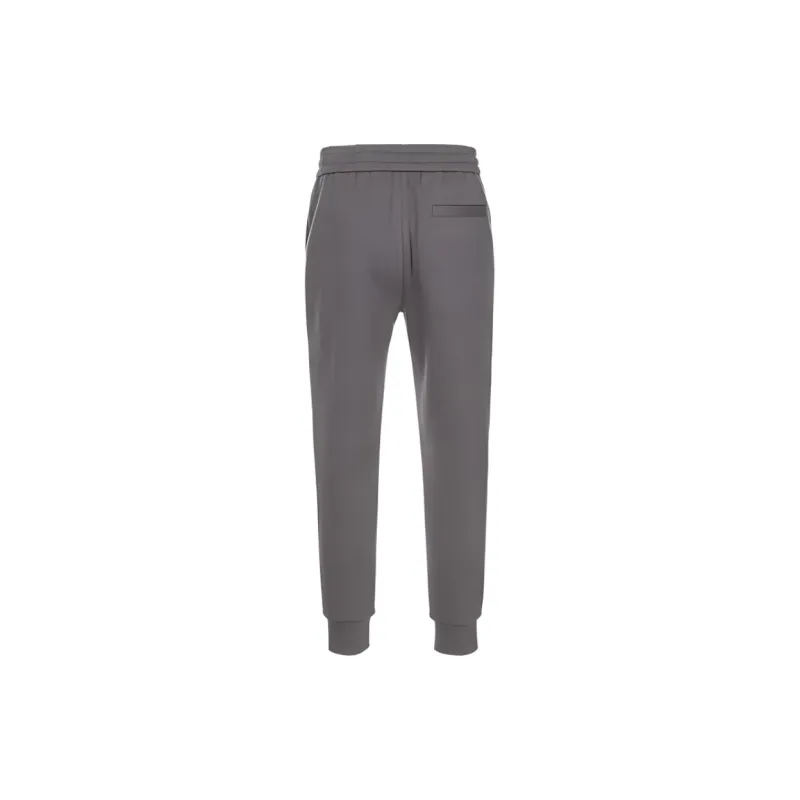 BRAUN BUFFEL Knitted Sports Pants Men's Gray-1