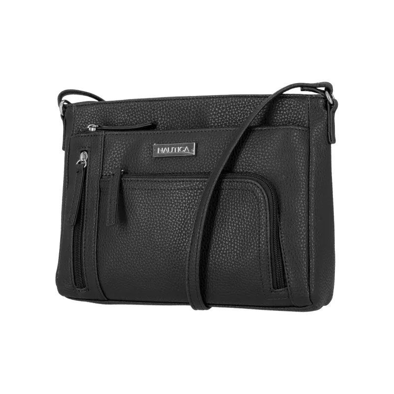 NAUTICA Polyvinyl Chloride Shoulder Bag Crossbody Bag Women's Black-1