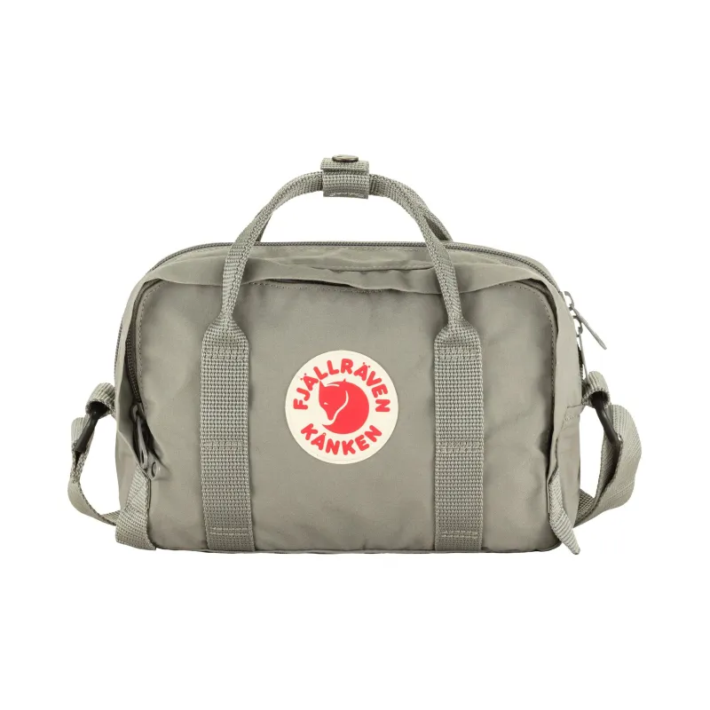 Fjallraven Kanken Vinylon One Shoulder Crossbody Portable Fanny Pack Large Size Men's Earth Gray-0