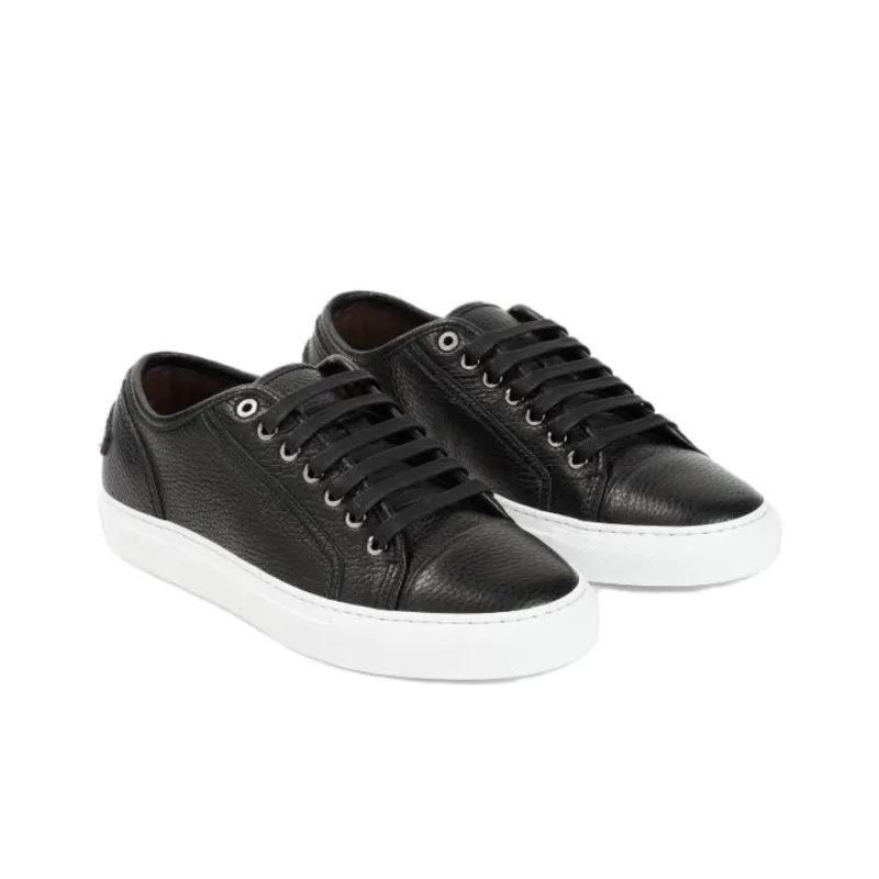 BRIONI Primavera Grained Leather Sneakers-2