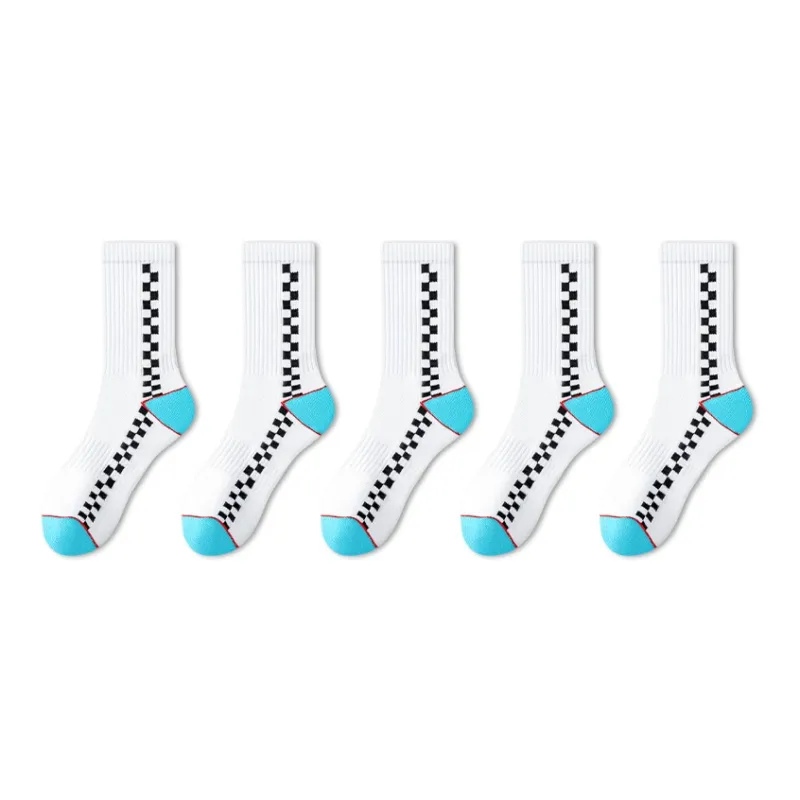 Taste The Color Knee High Socks Unisex 5 Pack-13