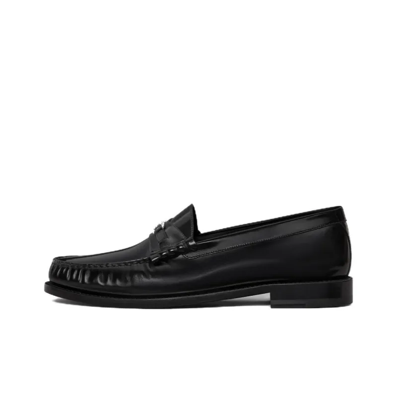 CELINE Triomphe Loafers Men's Black-0