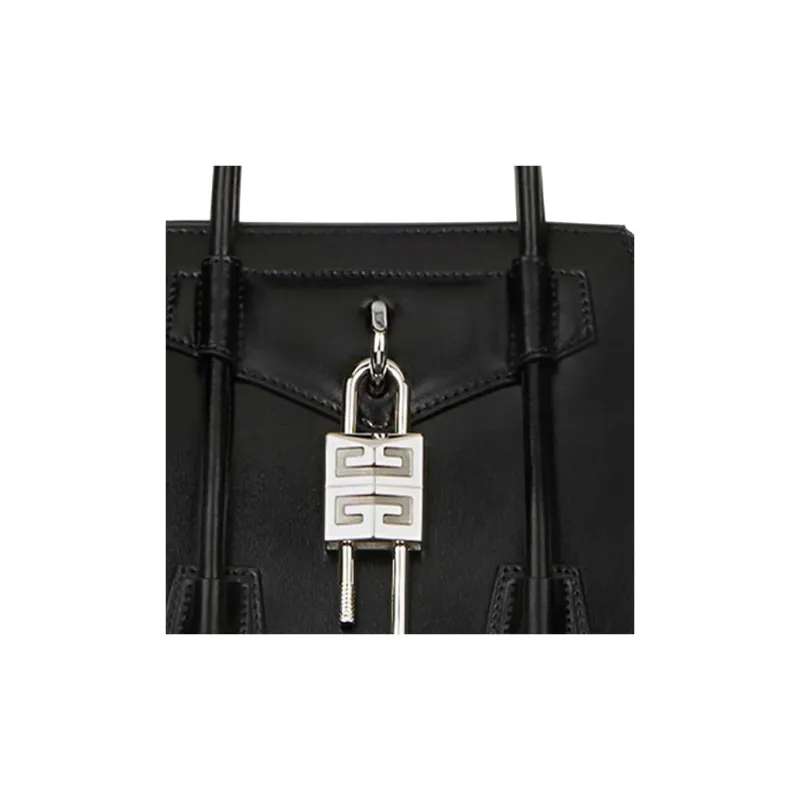 Givenchy Antigona Cow Leather Shoulder Bag Crossbody Bag Handbag Mini Women's Black-3