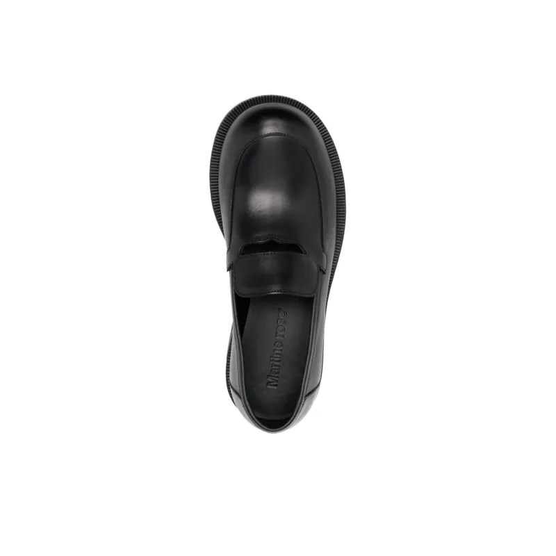 Martine Rose Bulb toe Leather Loafers Women's-3