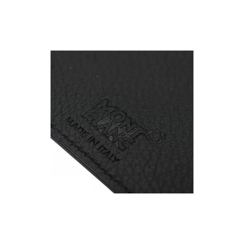 MONTBLANC Meisterstuck Leather Card Holder Card Holder Men's Black-5
