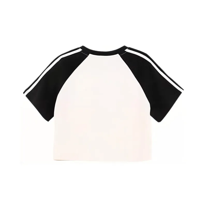 B.Duck Crop Tops Women's Black/White-1