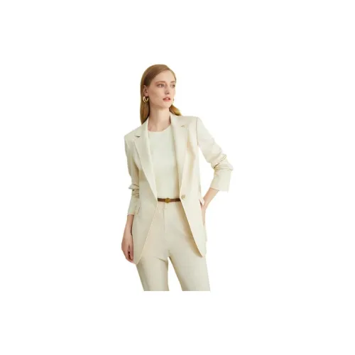 Yiner Business Suits Women's Off White